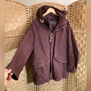 Abercrombie & Fitch Burgundy Utility Jacket M